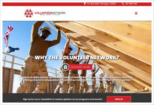View Volunteer Network template